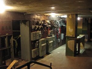 Rubber flooring can revitalize this old basement