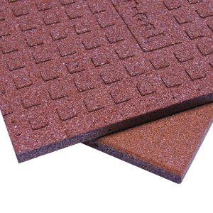 The "Eco-Sport 1-Inch" interlocking floor tiles offers superior underfoot cushion and pliability to lessen the shock on body joints from walking or running or to provide excellent surface protection by working as a buffer between floors and heavy equipment.