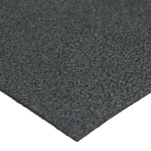 Recycled rubber is made of crumb rubber that has been glued together with a binder. This creates a rough surface texture which, in turn, enhances rubber's natural traction.