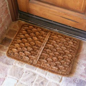 We have natural coir mats specifically made for scraping shoes! Click the image above to check it out!