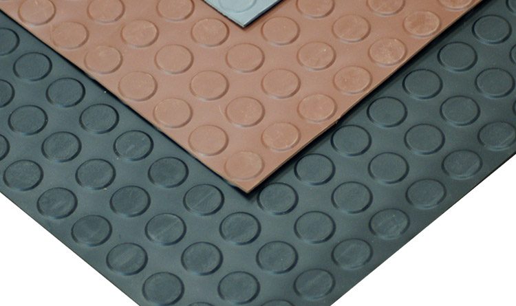 Rubber-Cal’s Coin-Pattern Flooring